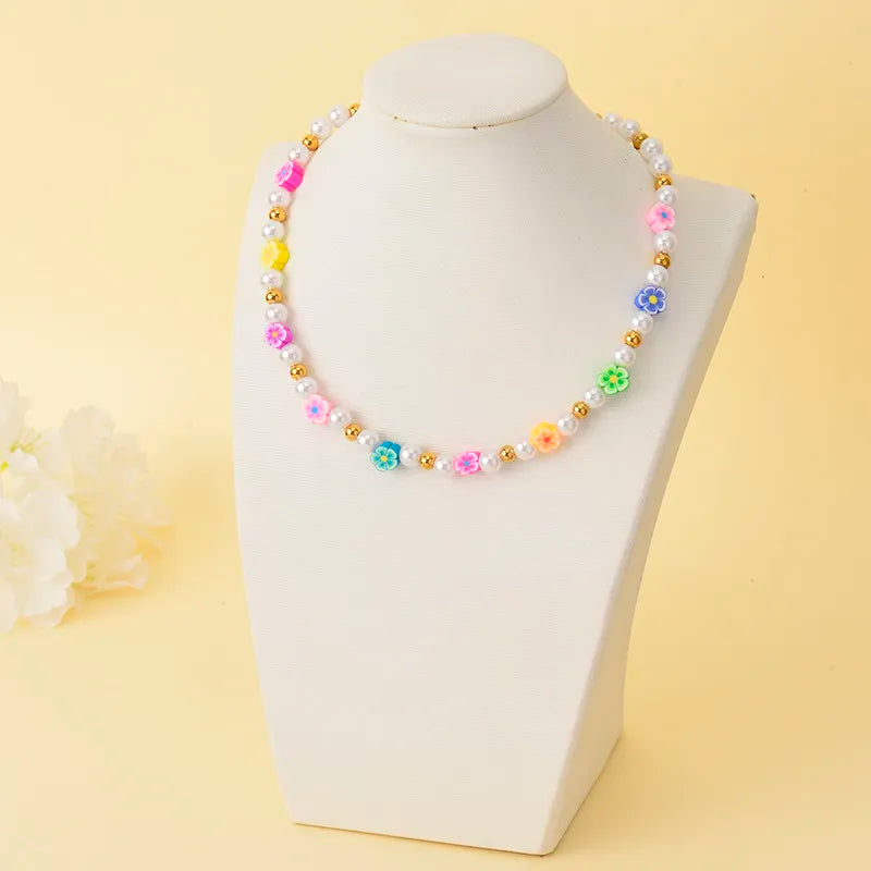 Collar Multicolor con perlas