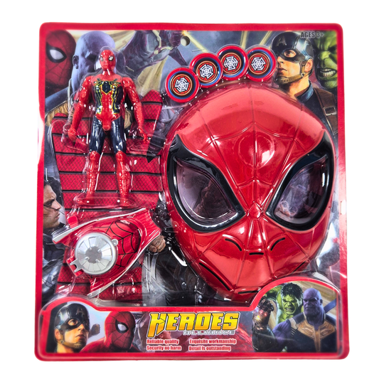 Set de Máscara y Muñeco – Hombre Araña