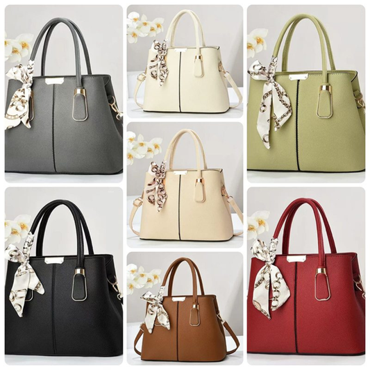 Cartera con Pañuelo Decorativo