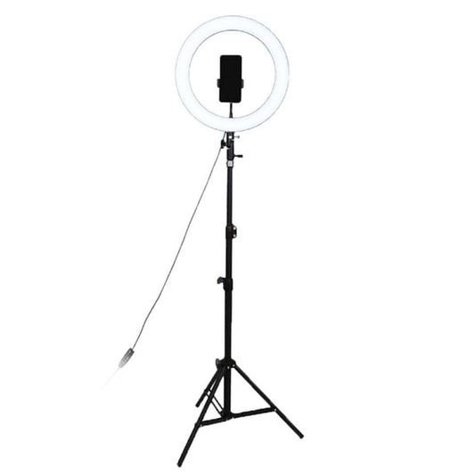 Aro de Luz LED 26 cm con Trípode Extensible de 2 m